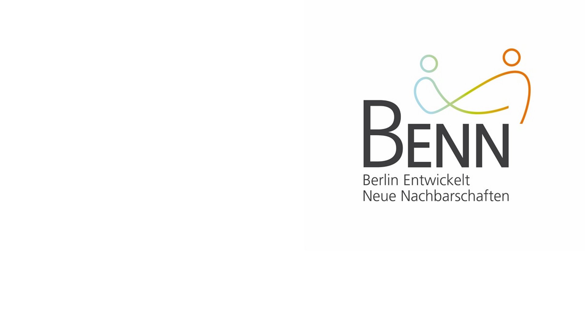 Das Bild zeigt ein schlichtes Logo mit dem Schriftzug: "SenStadt Benn"