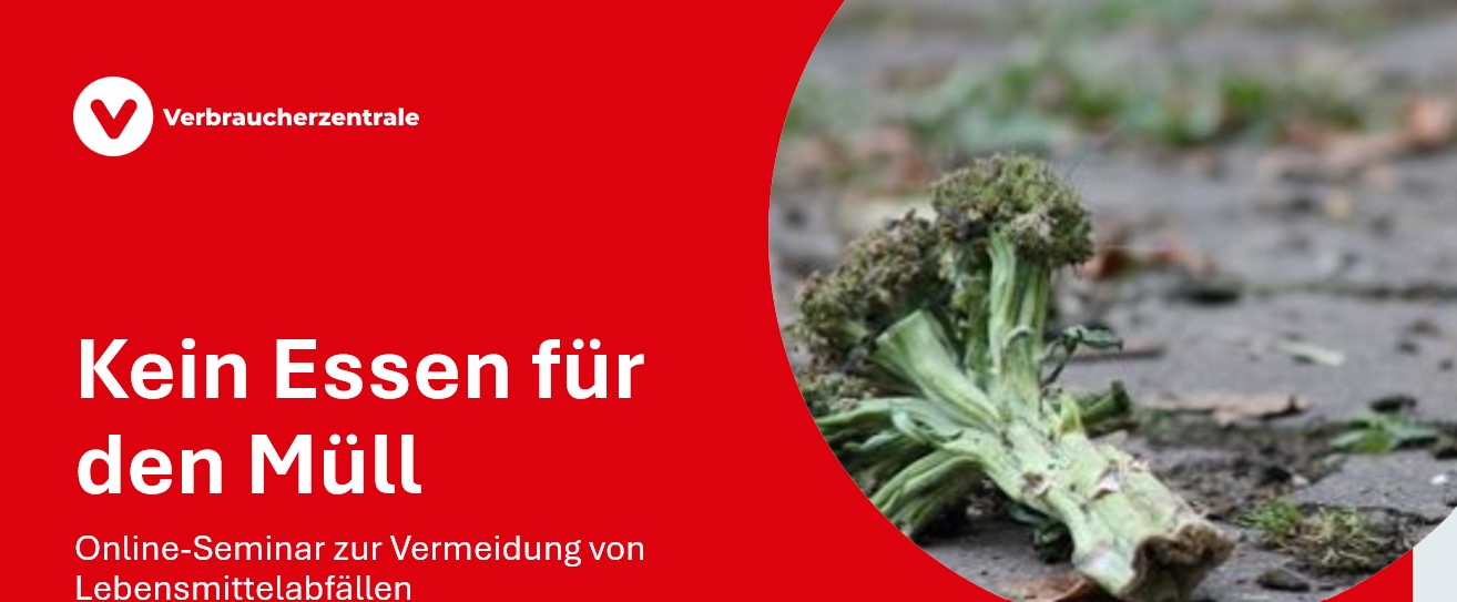 Bild: Kein Essen für den Müll!