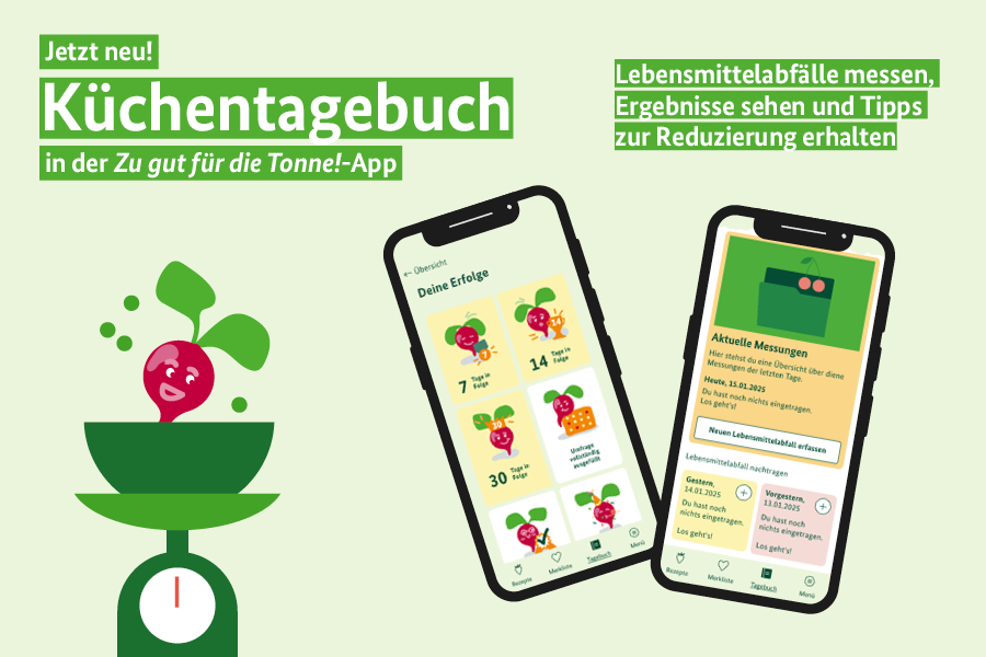 Das Küchentagebuch in der ZgfdT! App